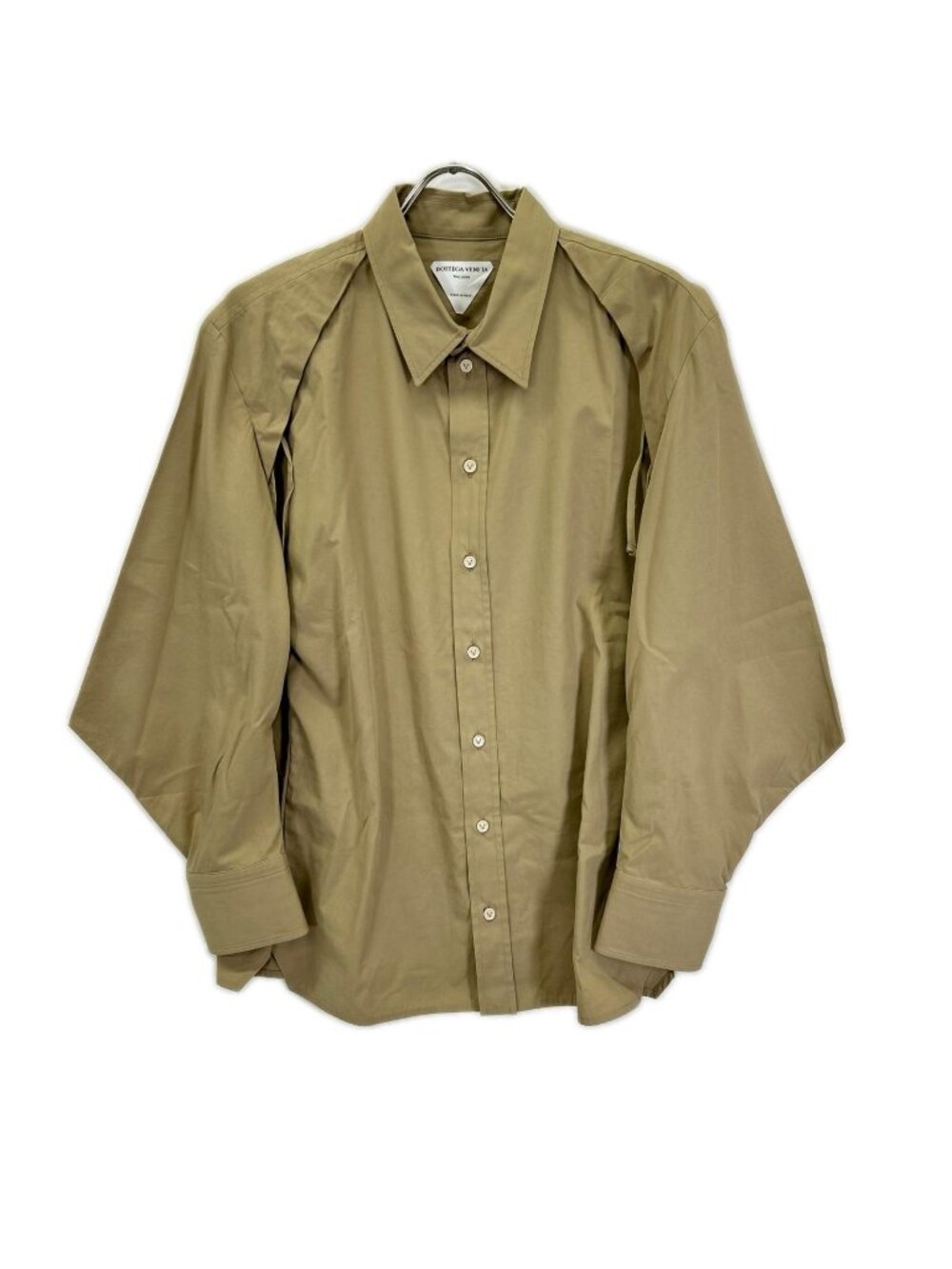 Bottega Veneta Beige Long Sleeve Shirt Blouse 40